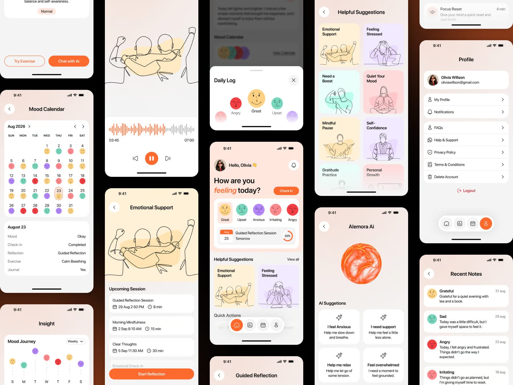 AI Care App UI Kit (demo) — image 1